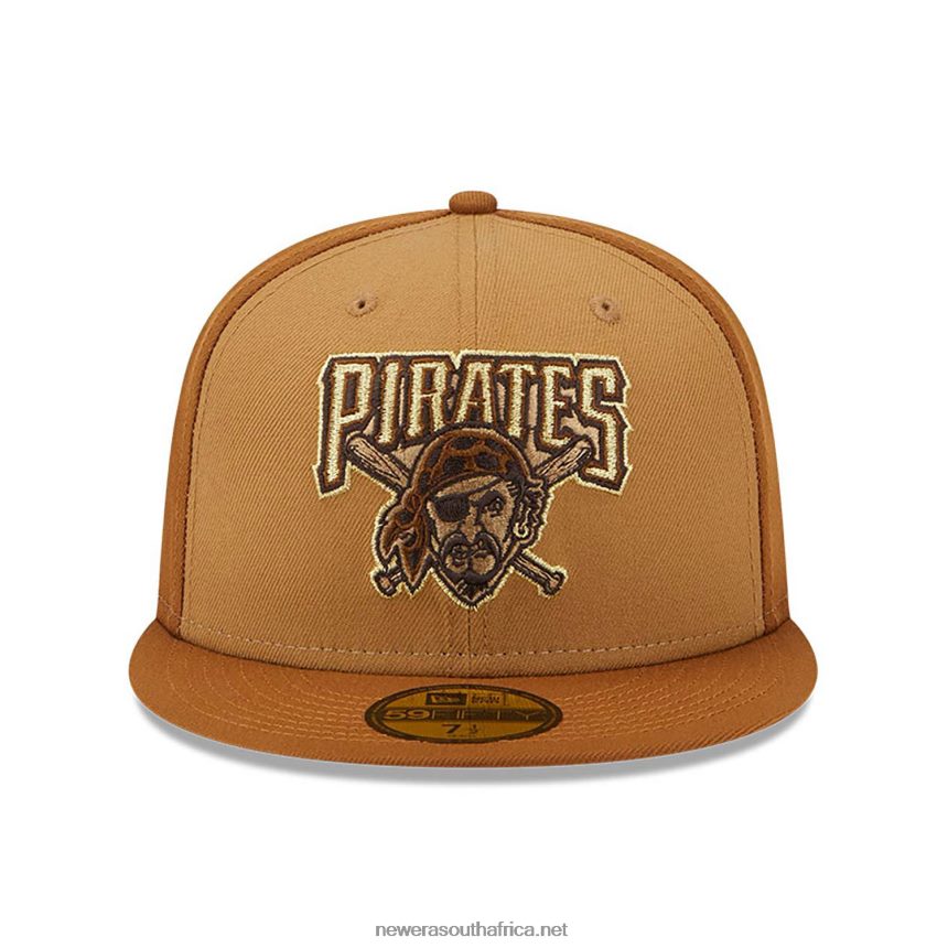 Pittsburgh Pirates Tri Tone Brown 59FIFTY Fitted Cap New Era TRBRBN197