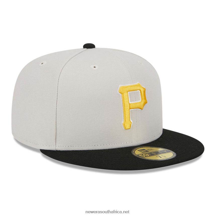 Pittsburgh Pirates Varsity Letter Stone 59FIFTY Fitted Cap New Era TRBRBN377