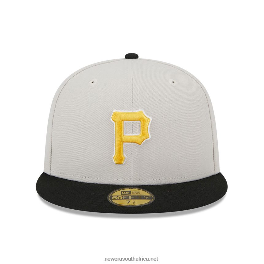 Pittsburgh Pirates Varsity Letter Stone 59FIFTY Fitted Cap New Era TRBRBN377