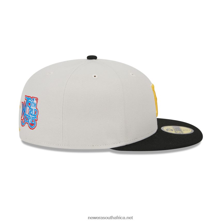 Pittsburgh Pirates Varsity Letter Stone 59FIFTY Fitted Cap New Era TRBRBN377