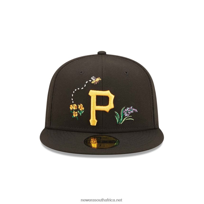 Pittsburgh Pirates Watercolour Floral Black 59FIFTY Cap New Era TRBRBN895