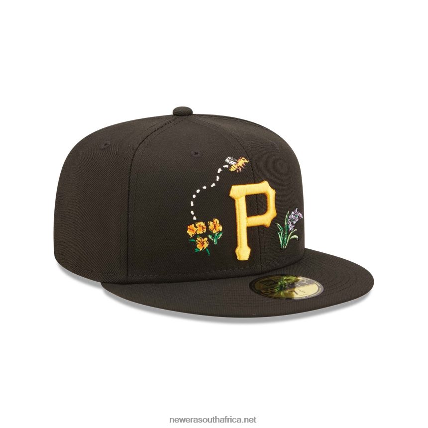 Pittsburgh Pirates Watercolour Floral Black 59FIFTY Cap New Era TRBRBN895