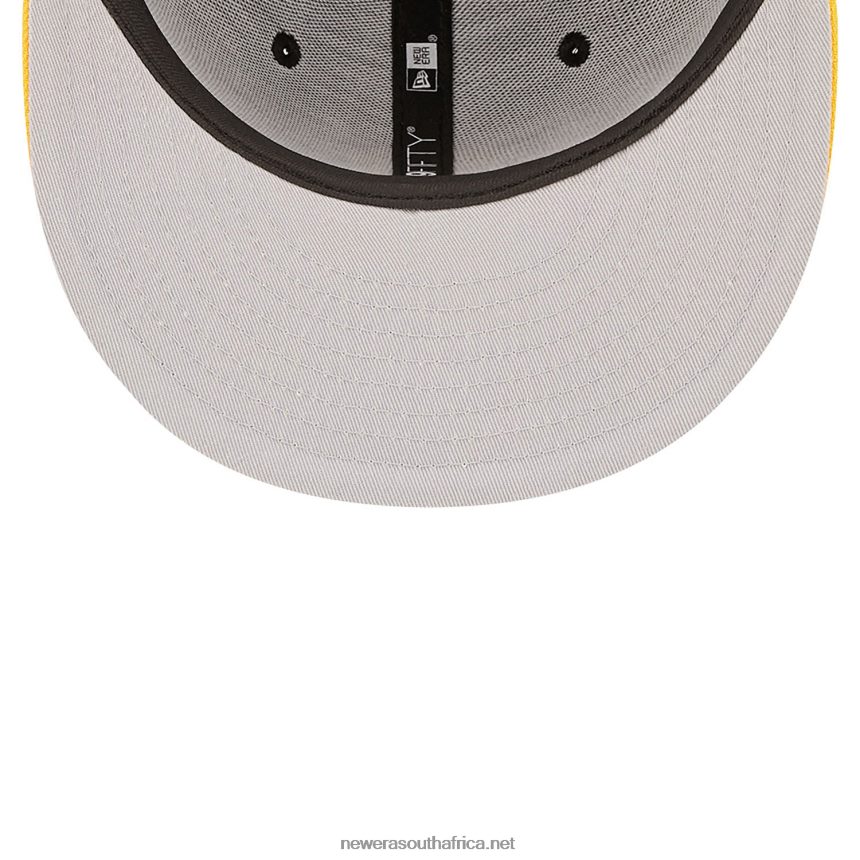 Pittsburgh Steelers NE Letterman Black 59FIFTY Fitted Cap New Era TRBRBN590