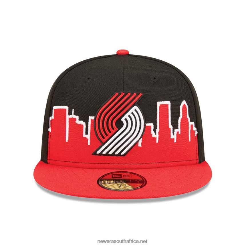 Portland Trial Blazers NBA Tip Off 2022 Black 59FIFTY Fitted Cap New Era TRBRBN470
