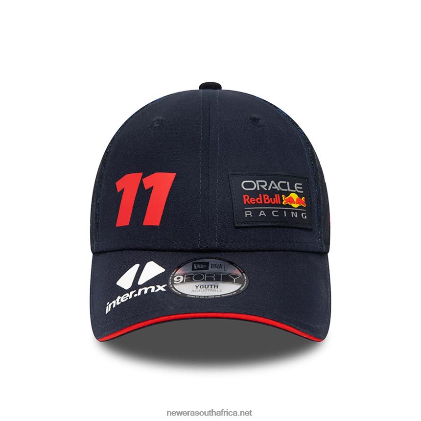 Red Bull Racing Sergio Perez Youth Blue 9FORTY Adjustable Cap New Era TRBRBN1476