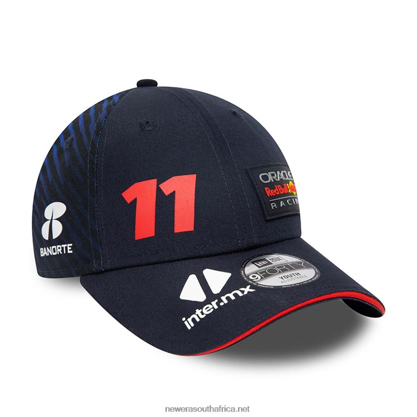 Red Bull Racing Sergio Perez Youth Blue 9FORTY Adjustable Cap New Era TRBRBN1476