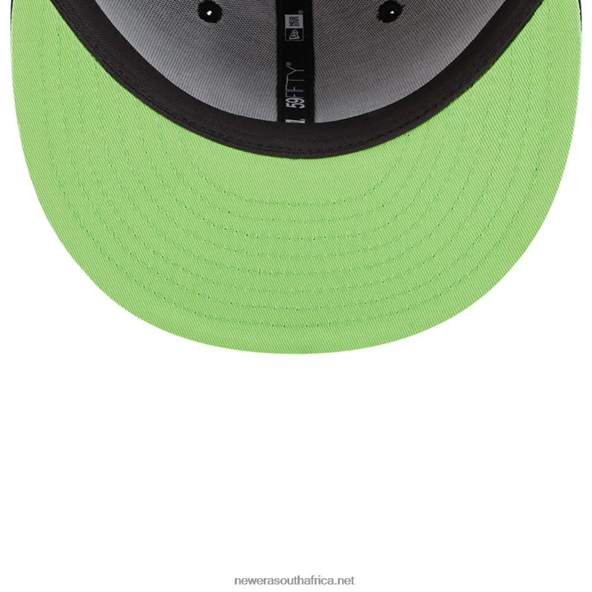 Rick And Morty Black 59FIFTY Fitted Cap New Era TRBRBN1107