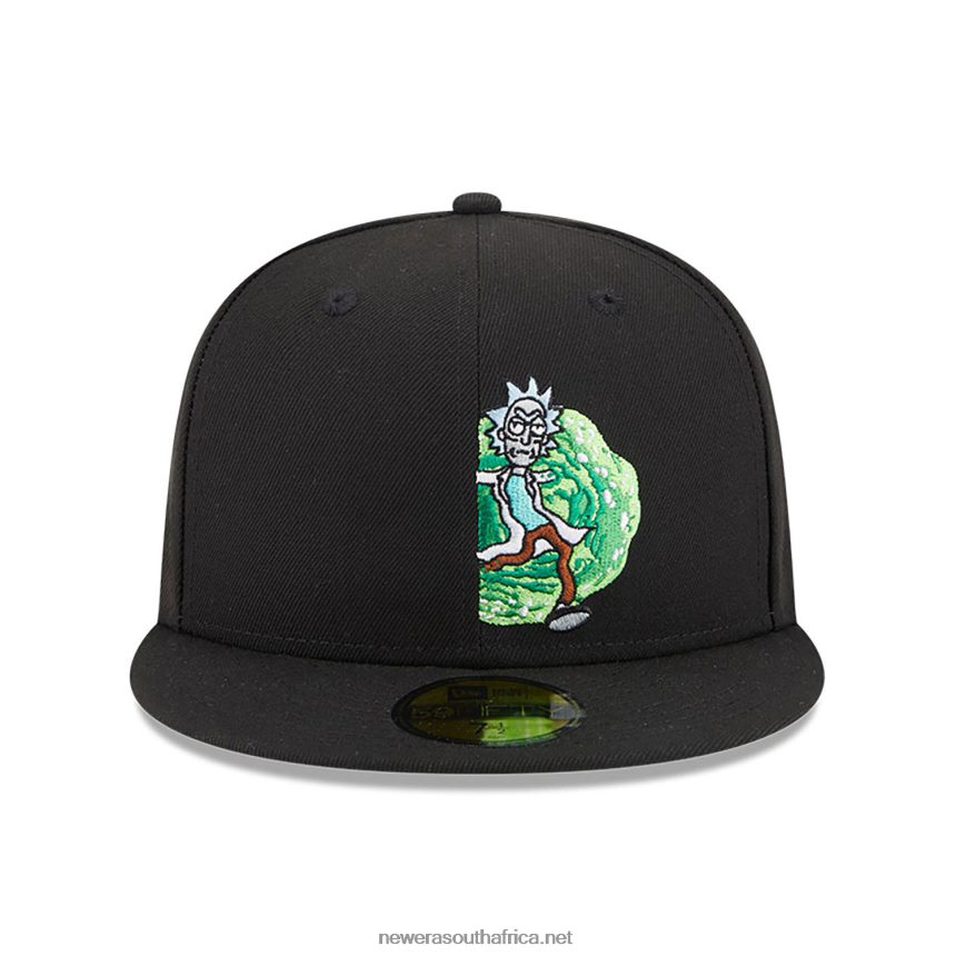 Rick And Morty Black 59FIFTY Fitted Cap New Era TRBRBN1107