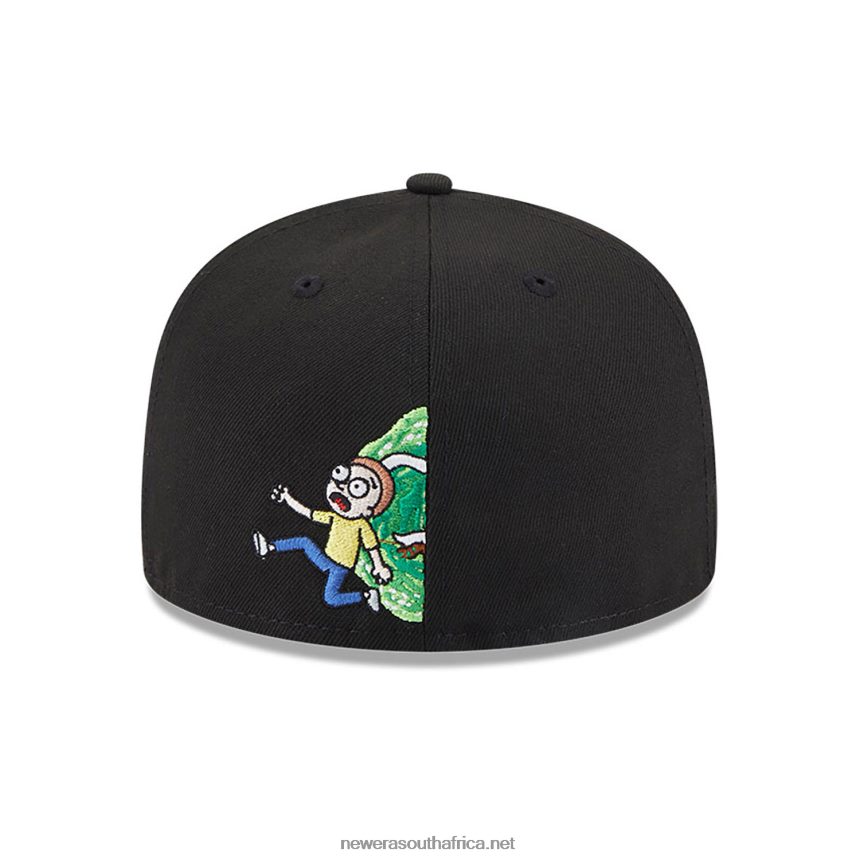 Rick And Morty Black 59FIFTY Fitted Cap New Era TRBRBN1107