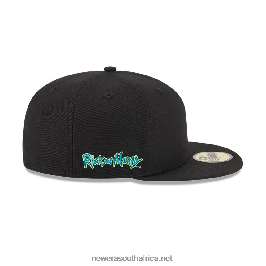 Rick And Morty Black 59FIFTY Fitted Cap New Era TRBRBN1107