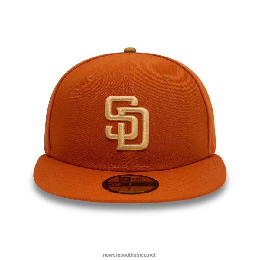 San Diego Padres Fall Colours Orange 59FIFTY Fitted Cap New Era TRBRBN575