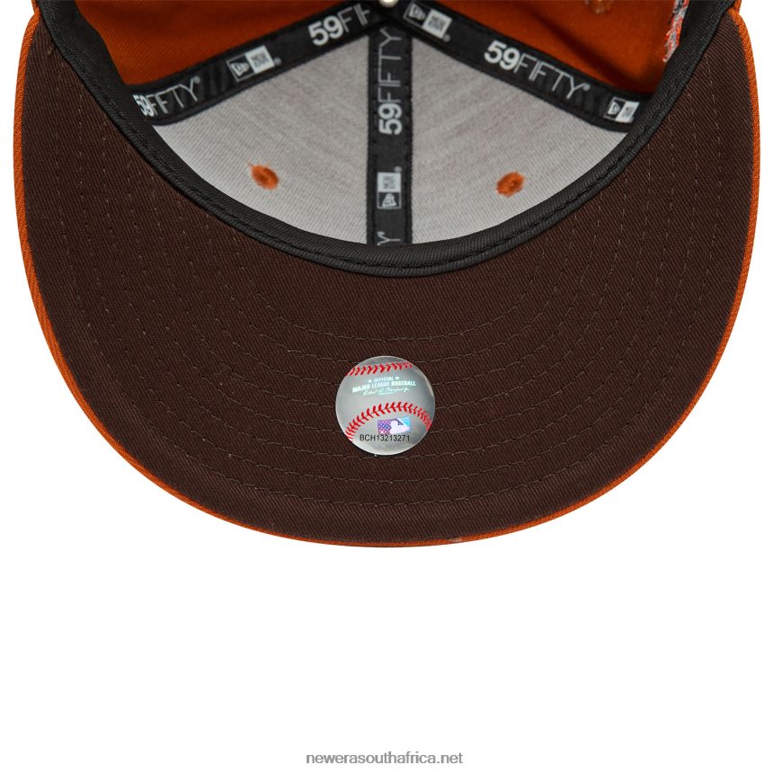 San Diego Padres Fall Colours Orange 59FIFTY Fitted Cap New Era TRBRBN575