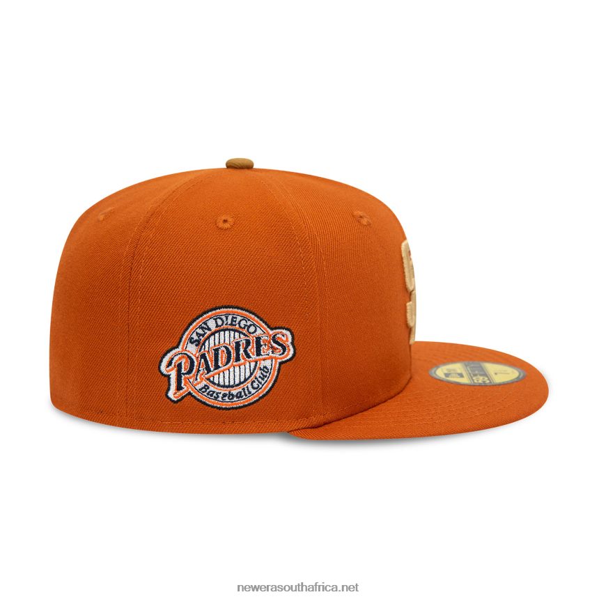 San Diego Padres Fall Colours Orange 59FIFTY Fitted Cap New Era TRBRBN575