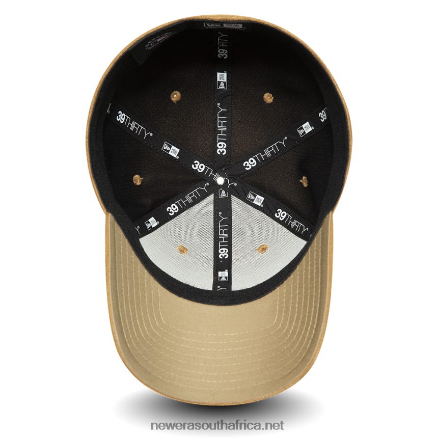 San Diego Padres Faux Suede Tan 39THIRTY Stretch Fit Cap New Era TRBRBN2157