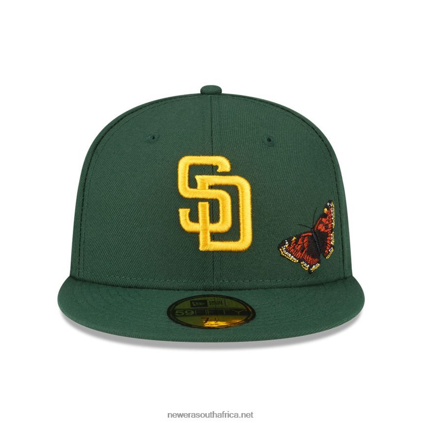 San Diego Padres Felt x MLB Dark Green 59FIFTY Fitted Cap New Era TRBRBN931
