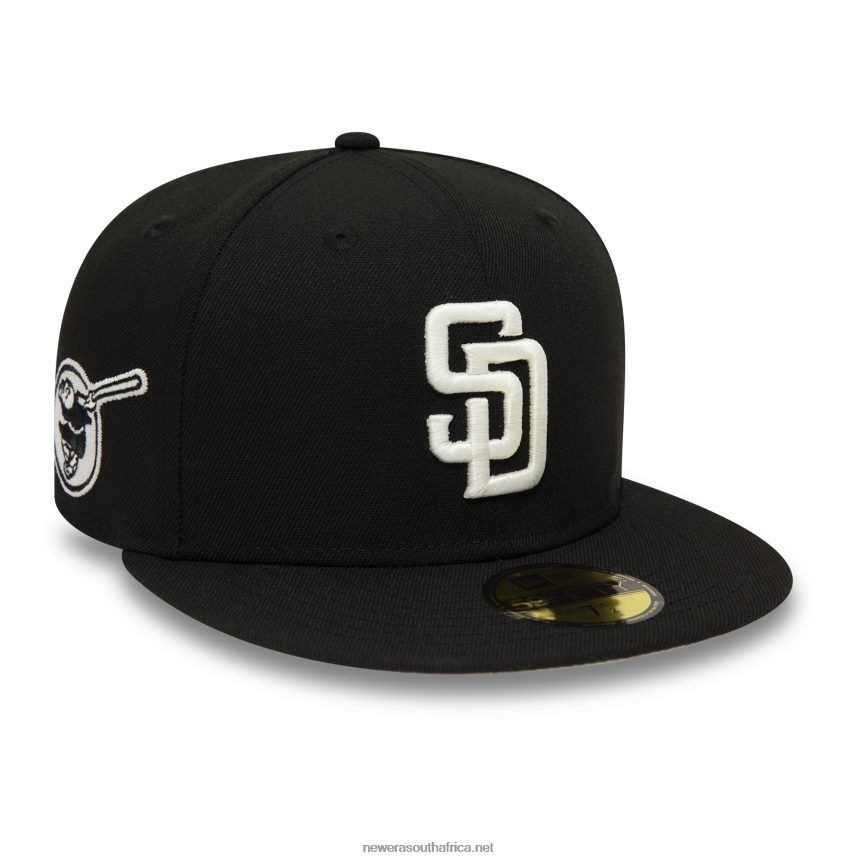 San Diego Padres Glow in the Dark Black 59FIFTY Fitted Cap New Era TRBRBN888
