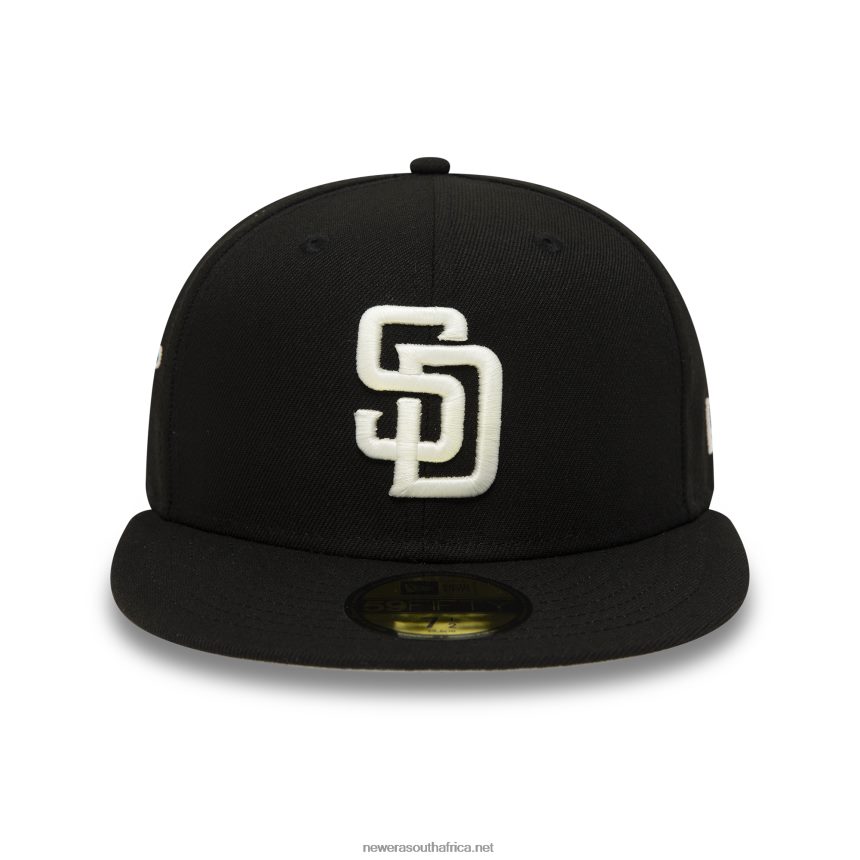 San Diego Padres Glow in the Dark Black 59FIFTY Fitted Cap New Era TRBRBN888