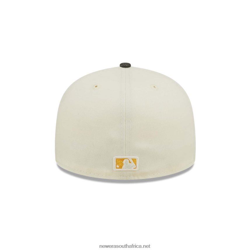 San Diego Padres MLB Black Denim Chrome White 59FIFTY Fitted Cap New Era TRBRBN292