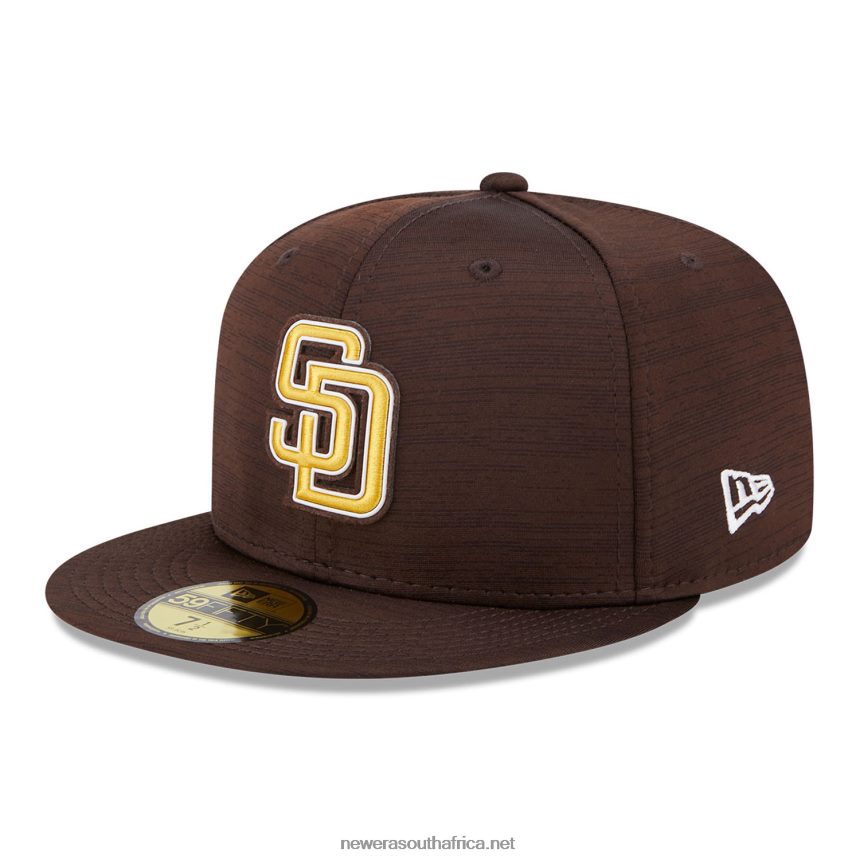 San Diego Padres MLB Clubhouse Brown 59FIFTY Fitted Cap New Era TRBRBN134