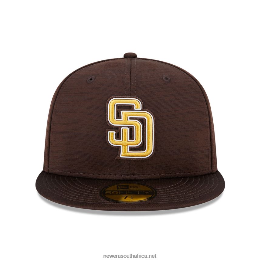 San Diego Padres MLB Clubhouse Brown 59FIFTY Fitted Cap New Era TRBRBN134