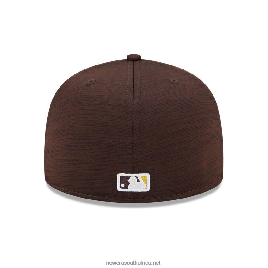 San Diego Padres MLB Clubhouse Brown 59FIFTY Fitted Cap New Era TRBRBN134