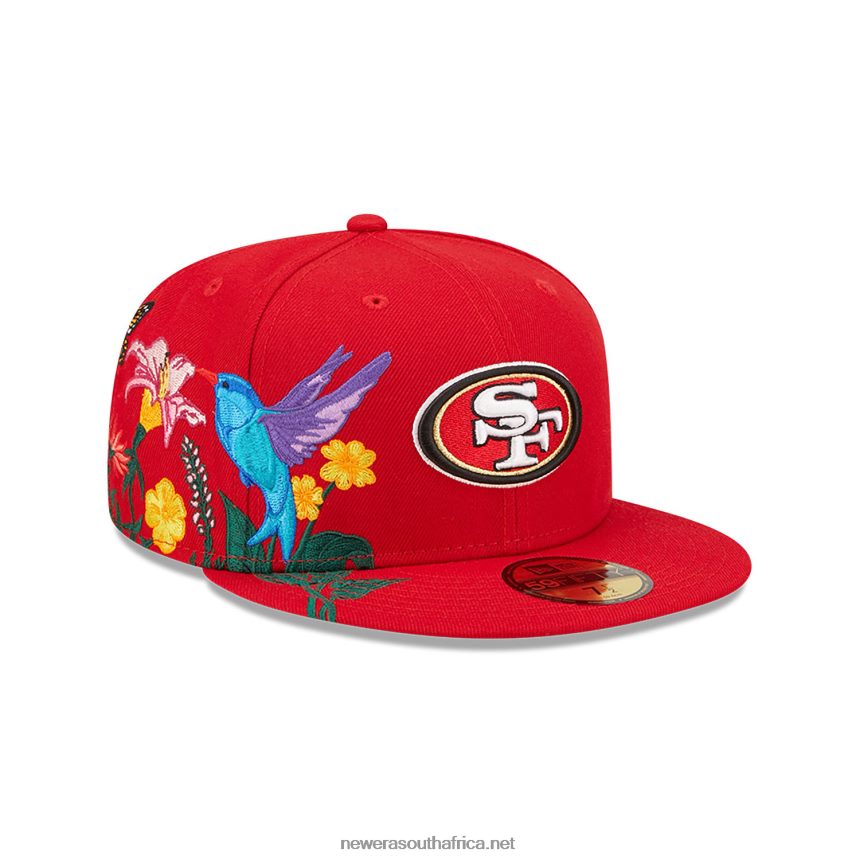 San Francisco 49ers NFL Blooming Red 59FIFTY Fitted Cap New Era TRBRBN1417