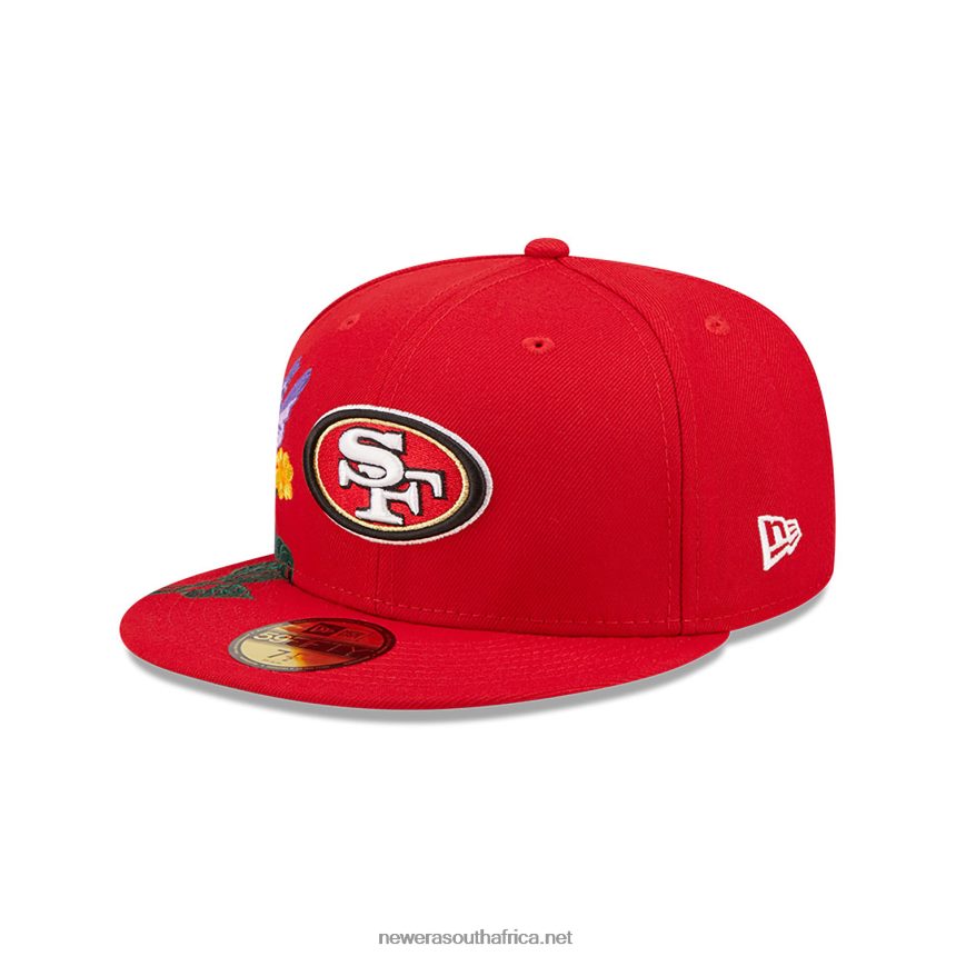 San Francisco 49ers NFL Blooming Red 59FIFTY Fitted Cap New Era TRBRBN1417