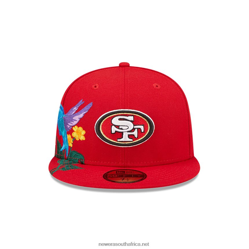 San Francisco 49ers NFL Blooming Red 59FIFTY Fitted Cap New Era TRBRBN1417