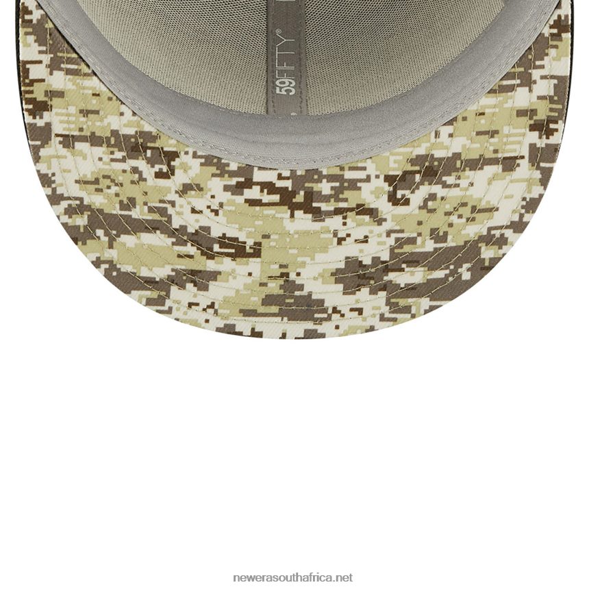 San Francisco 49ers NFL Salute to Service Black 59FIFTY Fitted Cap New Era TRBRBN644