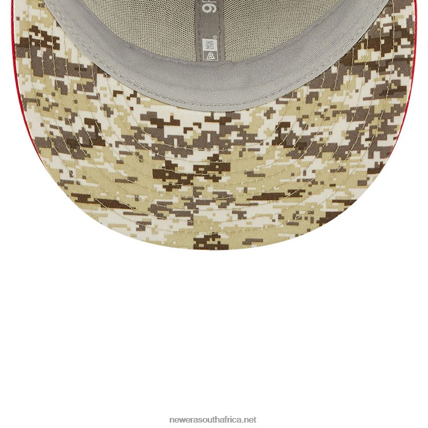 San Francisco 49ers NFL Salute to Service Black 9FIFTY Snapback Cap New Era TRBRBN2103