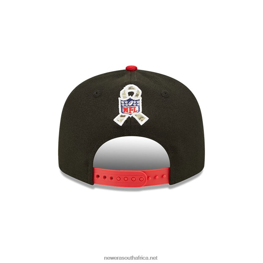 San Francisco 49ers NFL Salute to Service Black 9FIFTY Snapback Cap New Era TRBRBN2103