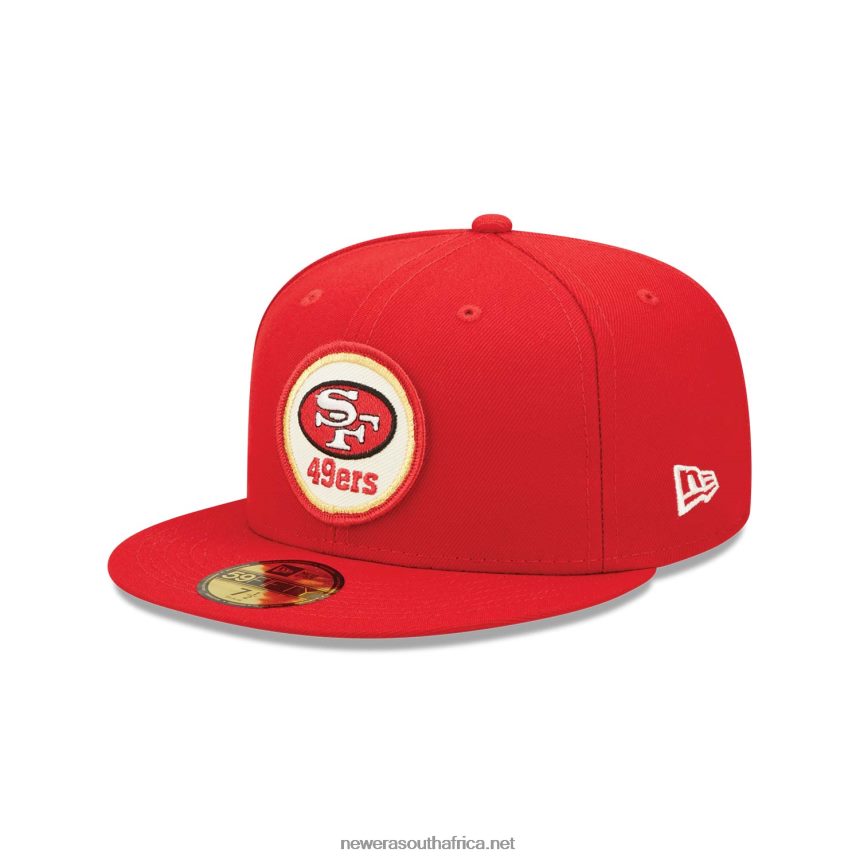 San Francisco 49ers NFL Sideline 2022 Red 59FIFTY Fitted Cap New Era TRBRBN430