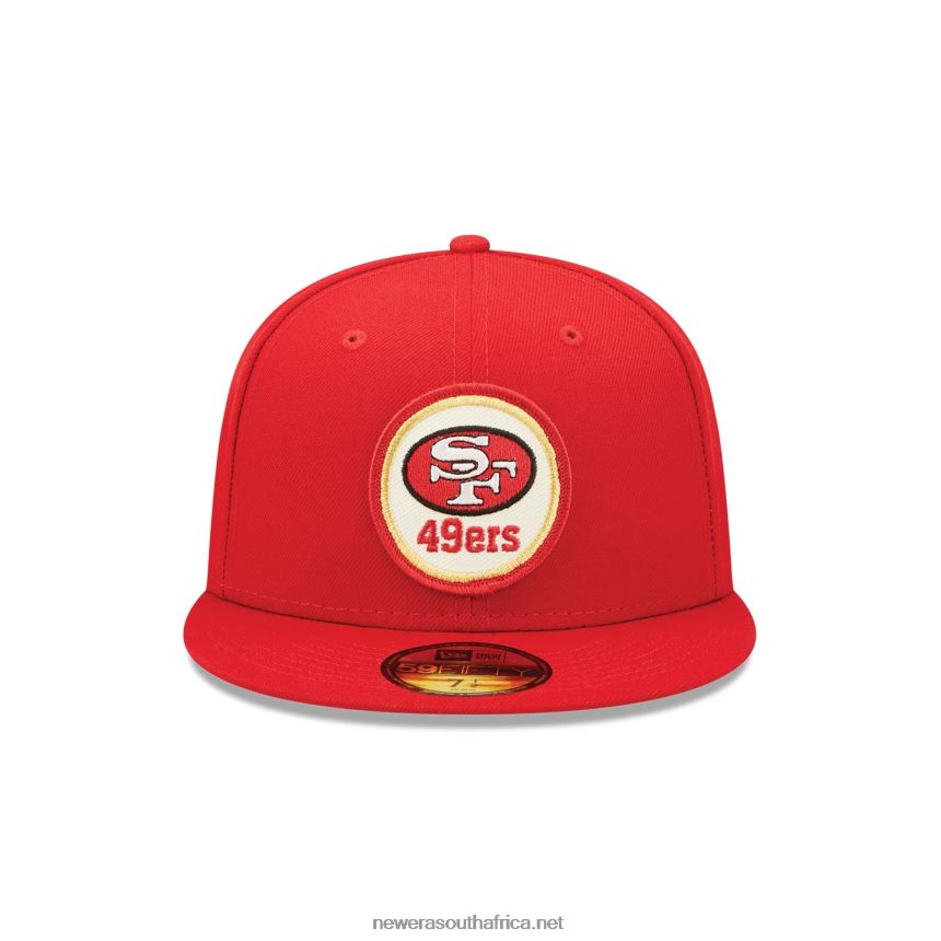 San Francisco 49ers NFL Sideline 2022 Red 59FIFTY Fitted Cap New Era TRBRBN430