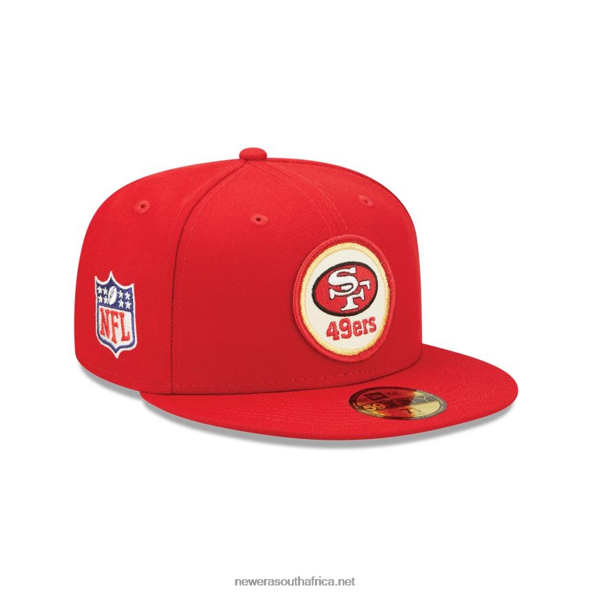 San Francisco 49ers NFL Sideline 2022 Red 59FIFTY Fitted Cap New Era TRBRBN430