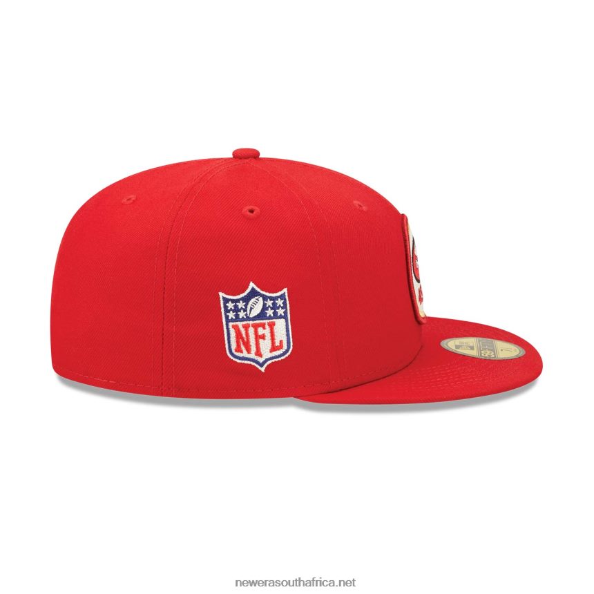 San Francisco 49ers NFL Sideline 2022 Red 59FIFTY Fitted Cap New Era TRBRBN430