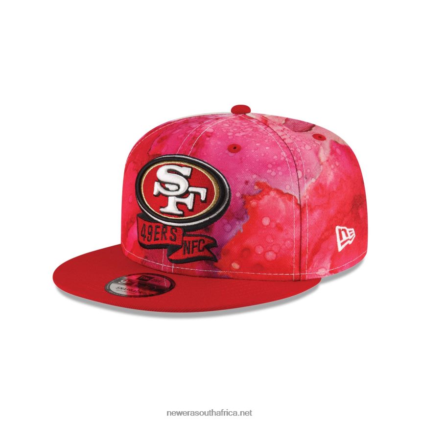 San Francisco 49ers NFL Sideline 2022 Red 9FIFTY Snapback Cap New Era TRBRBN1932