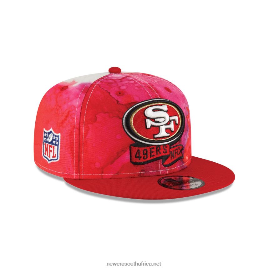 San Francisco 49ers NFL Sideline 2022 Red 9FIFTY Snapback Cap New Era TRBRBN1932