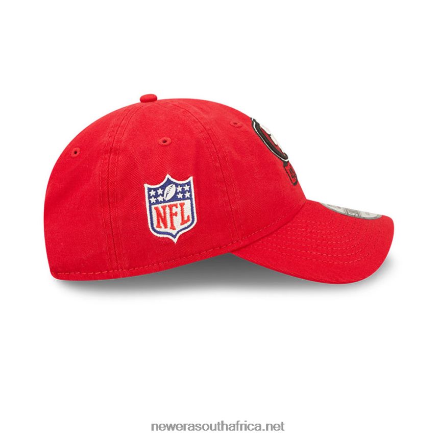 San Francisco 49ers NFL Sideline 2022 Red 9TWENTY Adjustable Cap New Era TRBRBN2258