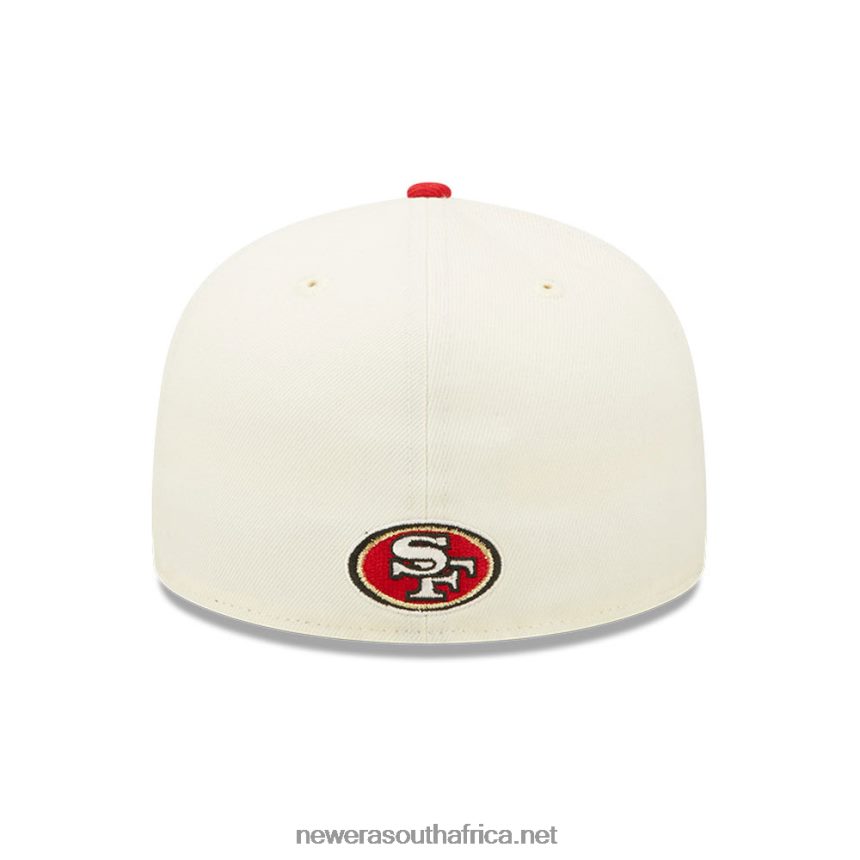 San Francisco 49ers NFL Sideline 2022 White 59FIFTY Fitted Cap New Era TRBRBN1092