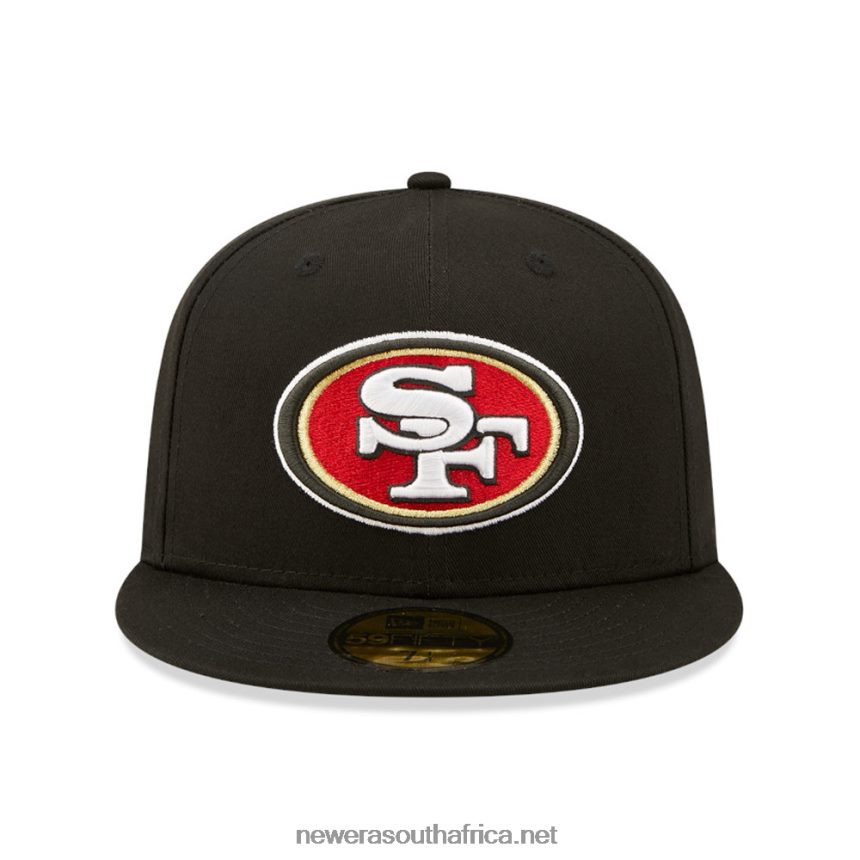 San Francisco 49ers Side Patch Black 59FIFTY Fitted Cap New Era TRBRBN967