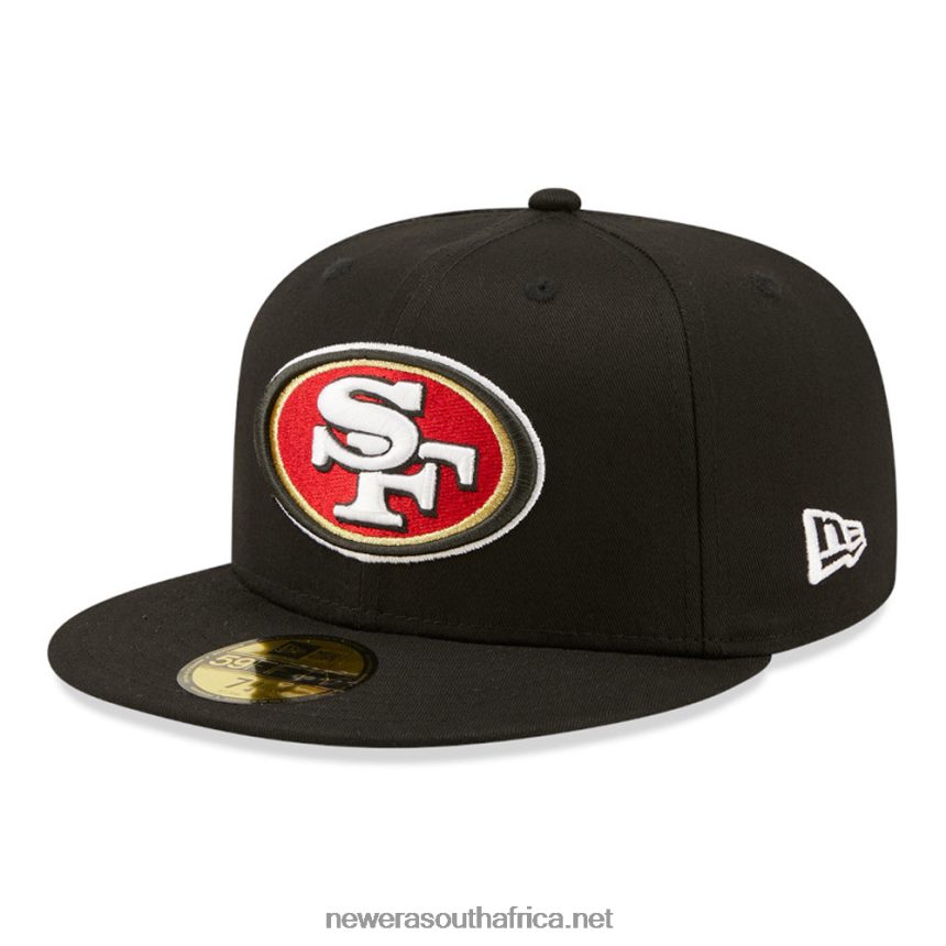 San Francisco 49ers Side Patch Black 59FIFTY Fitted Cap New Era TRBRBN967