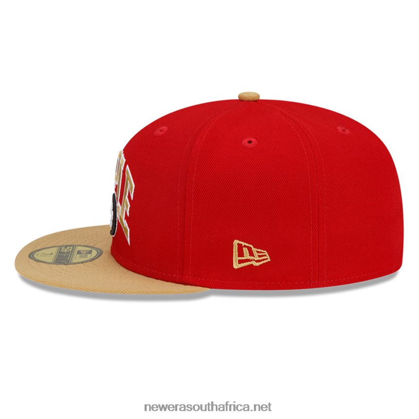 San Francisco 49ers x Staple Red 59FIFTY Fitted Cap New Era TRBRBN175