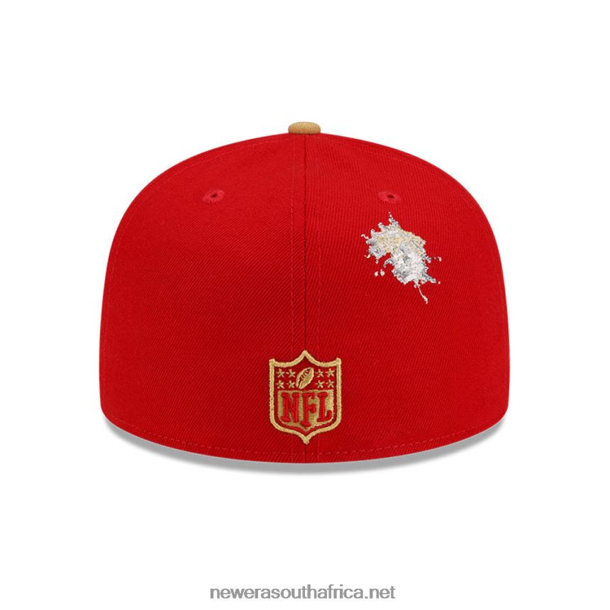 San Francisco 49ers x Staple Red 59FIFTY Fitted Cap New Era TRBRBN175