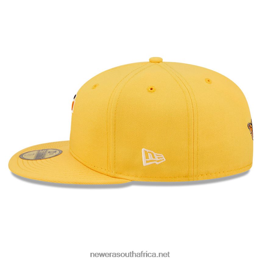 San Francisco Giants MLB Butterfly Yellow 59FIFTY Fitted Cap New Era TRBRBN856