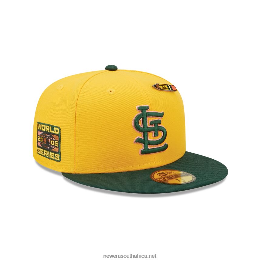 St. Louis Cardinals Back to School Yellow 59FIFTY Fitted Cap New Era TRBRBN962