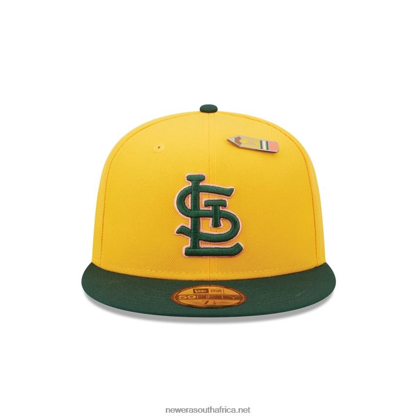 St. Louis Cardinals Back to School Yellow 59FIFTY Fitted Cap New Era TRBRBN962