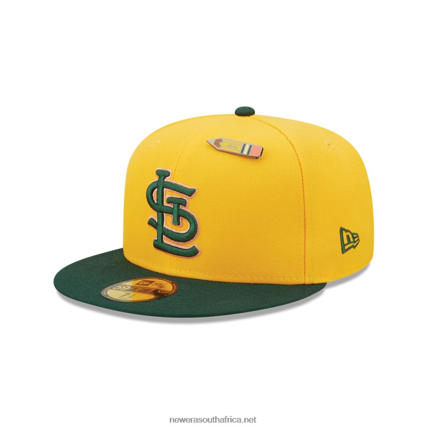 St. Louis Cardinals Back to School Yellow 59FIFTY Fitted Cap New Era TRBRBN962