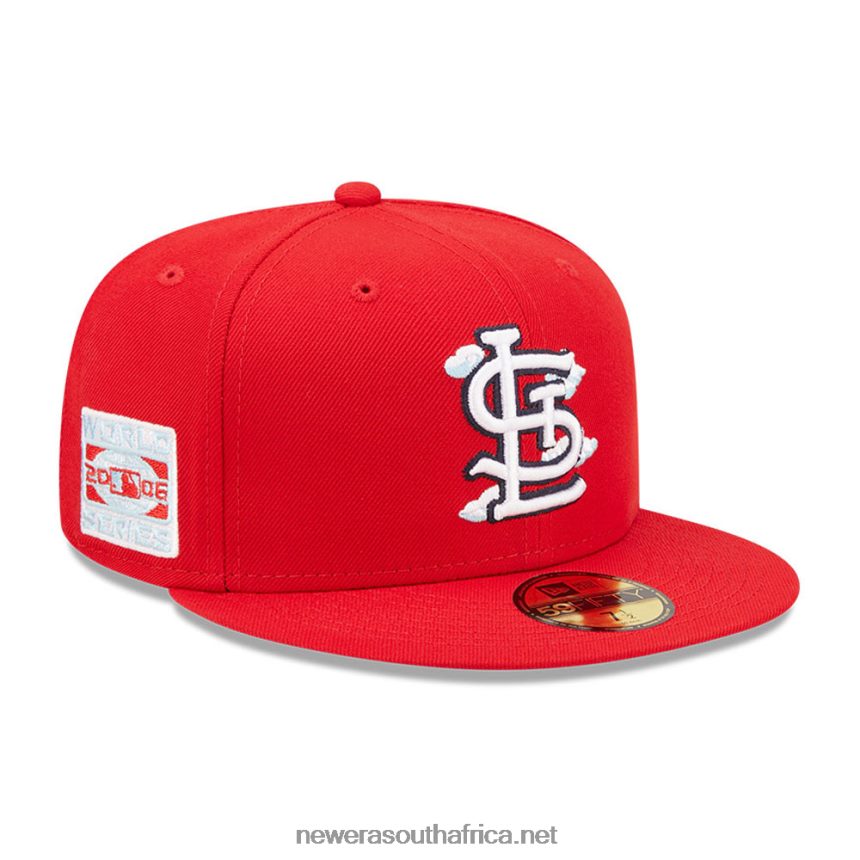St. Louis Cardinals Comic Cloud Red 59FIFTY Fitted Cap New Era TRBRBN240
