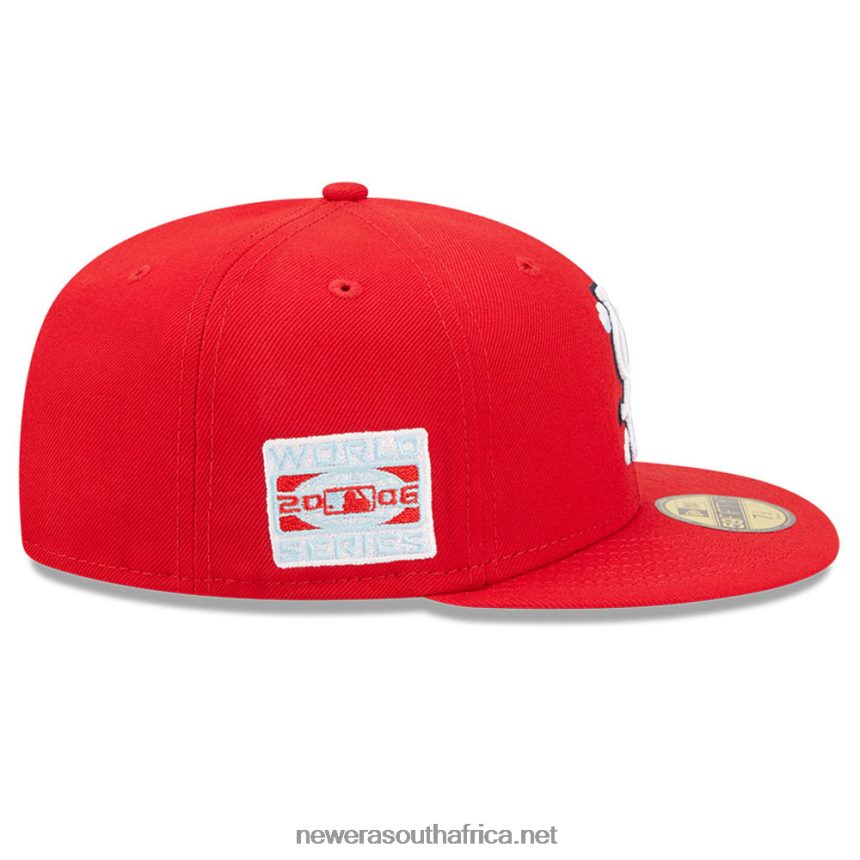 St. Louis Cardinals Comic Cloud Red 59FIFTY Fitted Cap New Era TRBRBN240