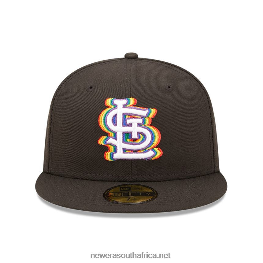 St. Louis Cardinals MLB Prismatic Black 59FIFTY Fitted Cap New Era TRBRBN427